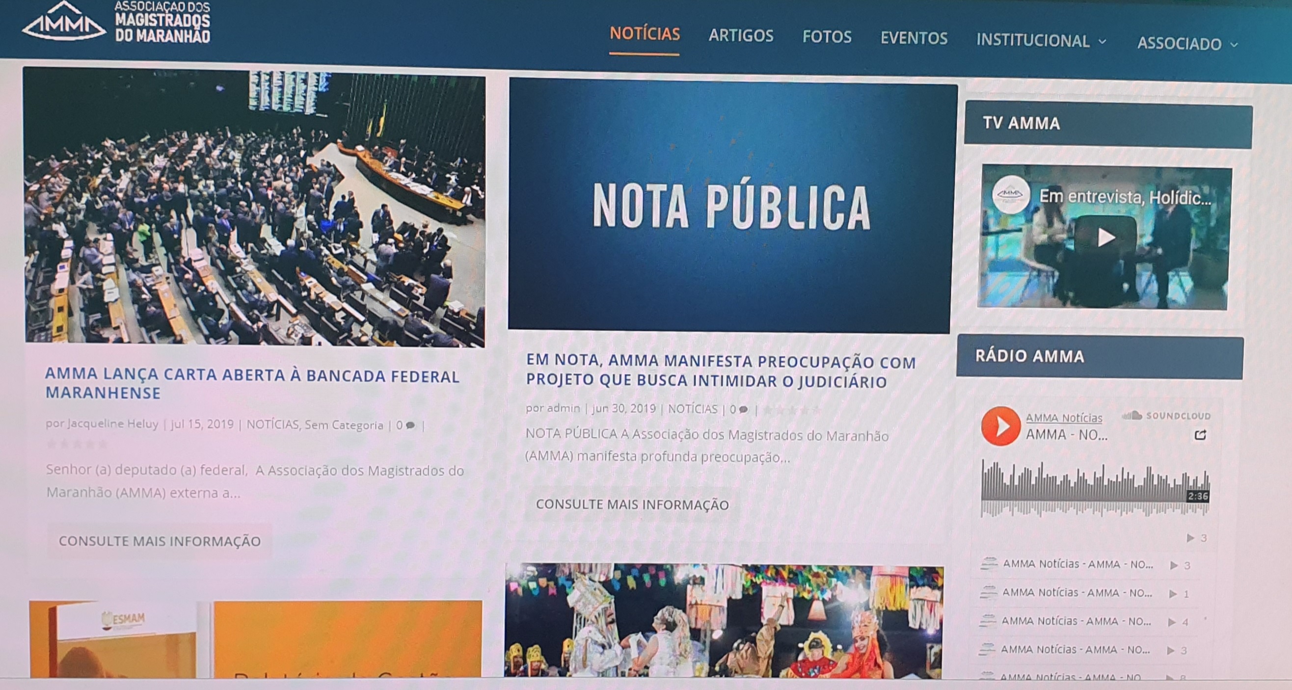 Novo site e novas ferramentas garantem mais eficiência à comunicação da AMMA