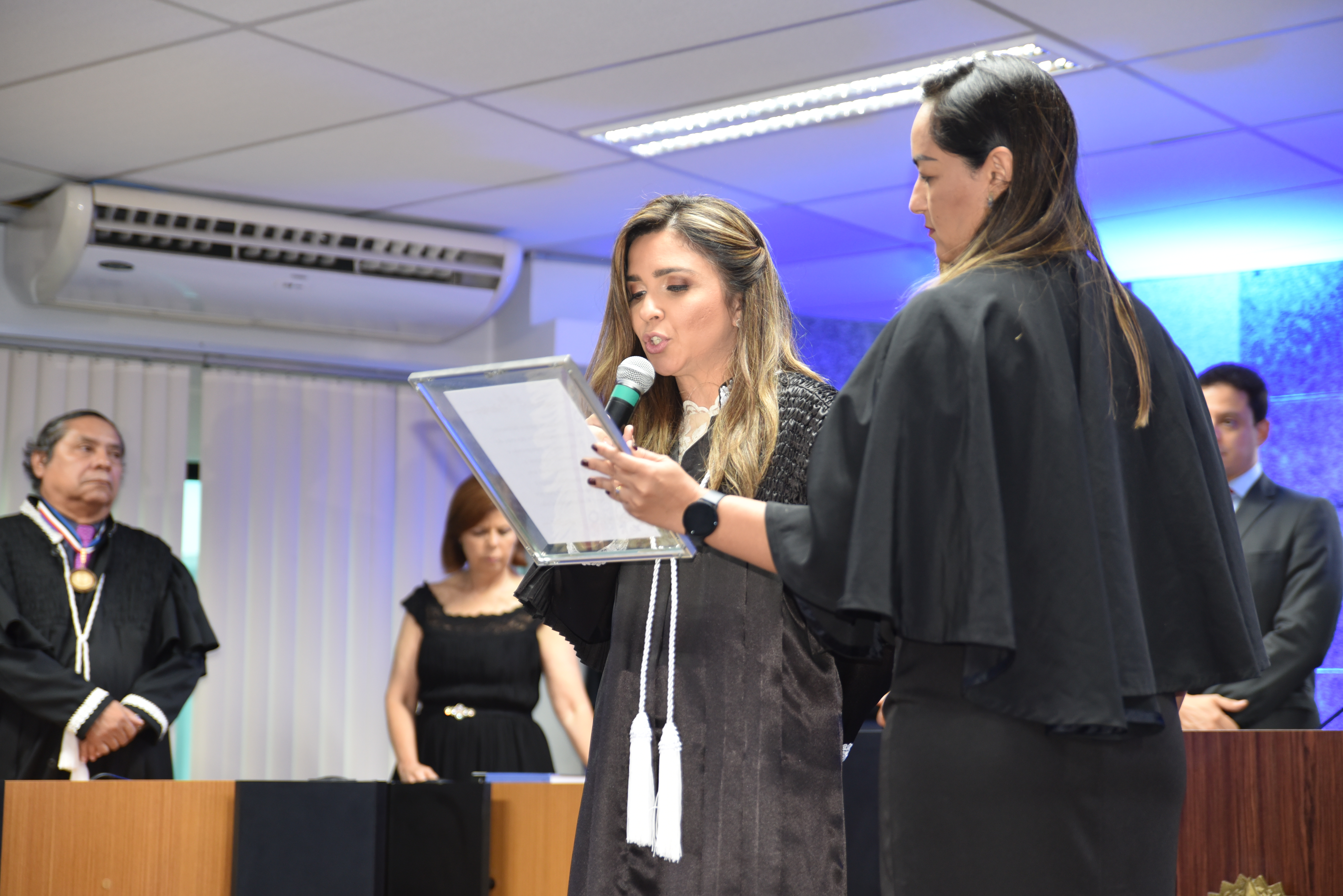 Discurso da juíza Lavínia Coelho em solenidade de posse no TRE/MA