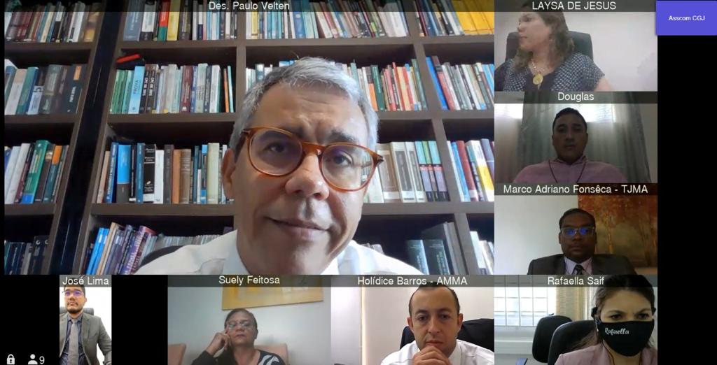 Diretores da AMMA apresentam demandas da Magistratura de 1° grau ao corregedor geral da Justiça