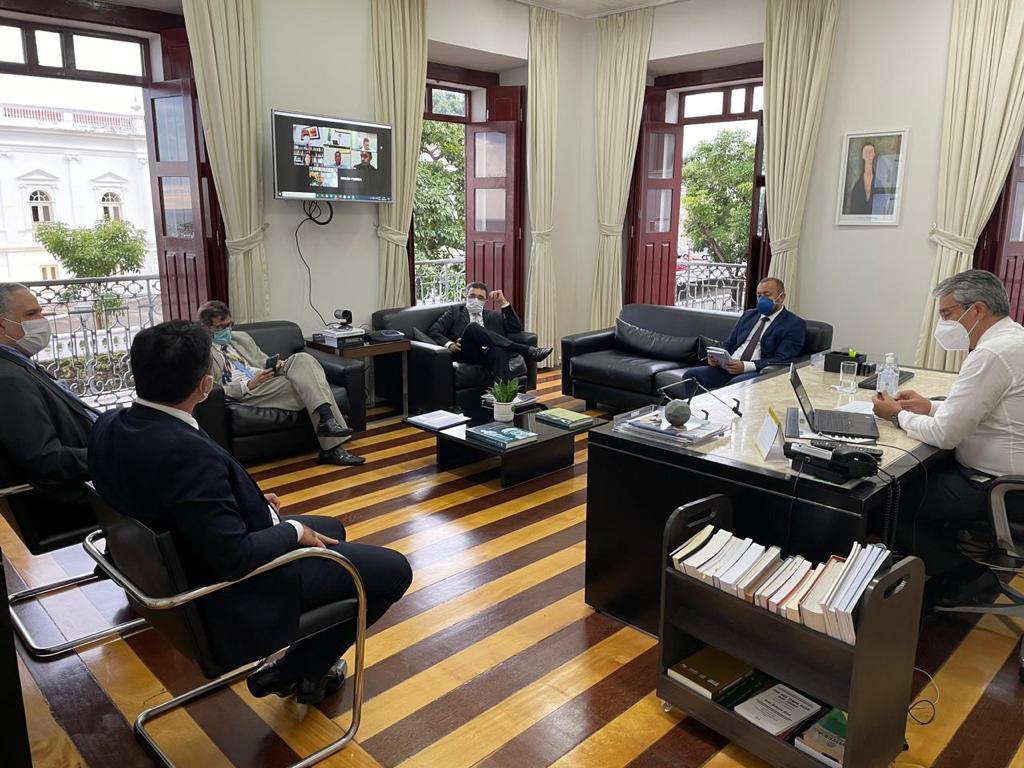 Diretores da AMMA reúnem-se com corregedor e juízes auxiliares da CGJ para tratar de assuntos de interesse da Magistratura