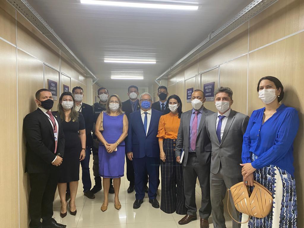 Diretores da AMMA visitam Central de Custódia a fim de averiguar as condições de segurança para a realização de audiências